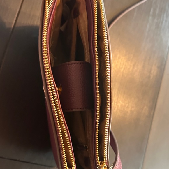 Anne Klein Burgundy Crossbody Bag - Picture 4 of 11